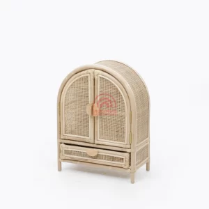 Axel Rattan Doll Cabinet