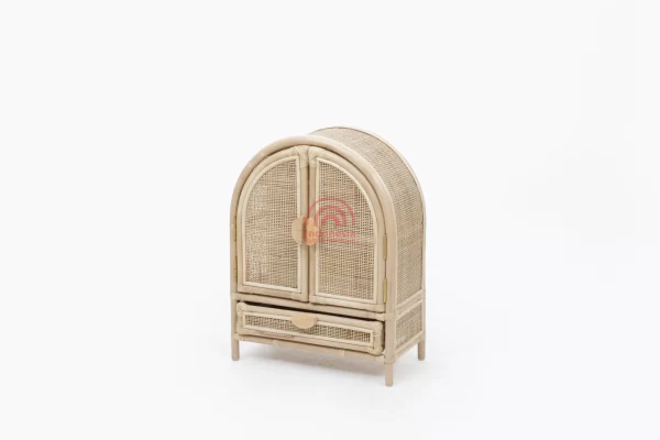 Axel Rattan Doll Cabinet