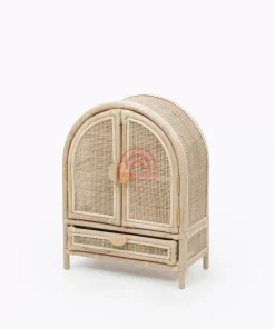 Axel Rattan Doll Cabinet