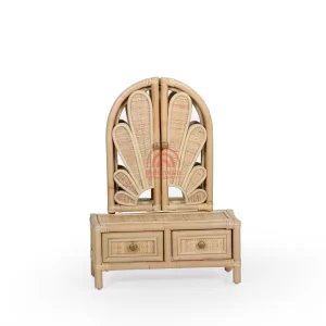 Viola Rattan Vanity for Kids