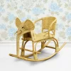 Elephant Rattan Kids Rocker