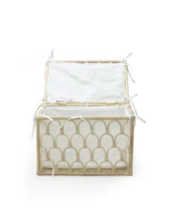 Alternative view of Rainbow Rattan Toy Box