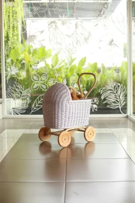 Tracey Rattan Doll Pram