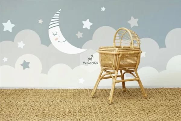 sunrise rattan crib