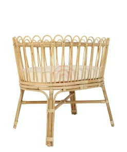 Tracy Baby Rattan Crib