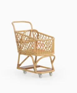 Win Rattan Shopping Trolley Toy