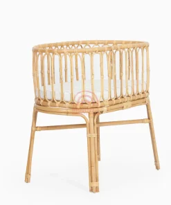Wonka rattan baby crib