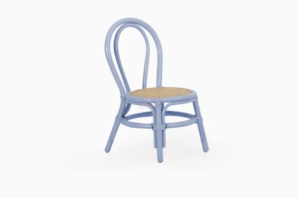 Kala Rattan Kids Chair Blue