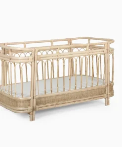 Arches Rattan Baby Cot