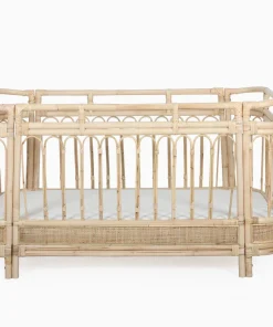 Alternative view of Arches Rattan Baby Cot