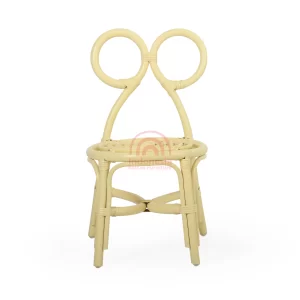 Mikey Children Rattan Chair Yellow