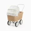 Mero rattan doll pram