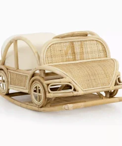 Momo Rattan Rocking Car for toddler