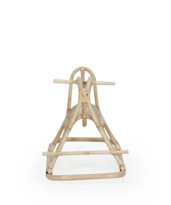 Nexa rattan rocking horse toy for kids