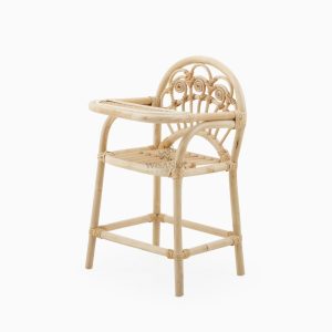 Mitha rattan doll high chair