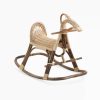 Eagle rattan rocking horse