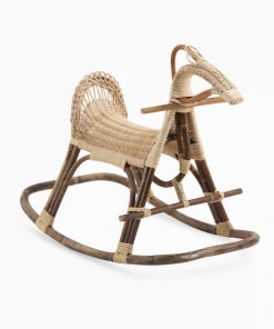 Eagle rattan rocking horse