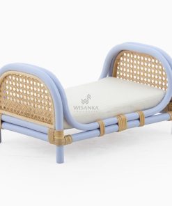 Elena rattan doll bed