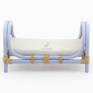 Elena wicker doll bed