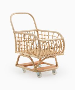GERY RATTAN SHOPPING CART