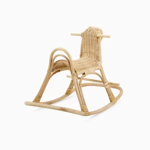 Knight Rattan animal rocker