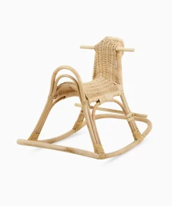 Knight Rattan animal rocker