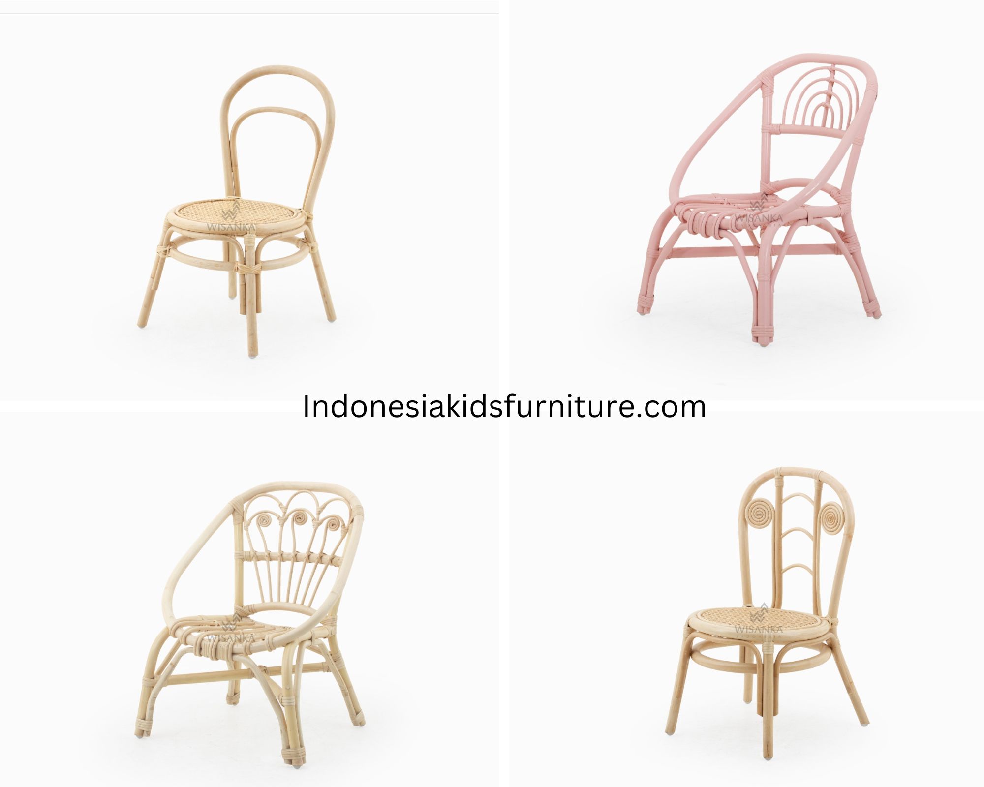 Our Newest Collection of Children's Rattan Chairs Kids Furniture
