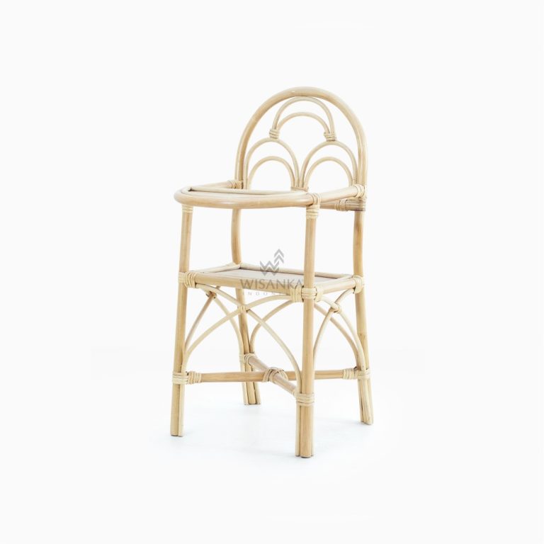 Bodhi rattan doll high chair Indonesia Rattan Kids Baby Furniture