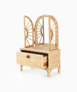 Inara rattan kids vanity
