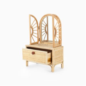 Inara rattan kids vanity