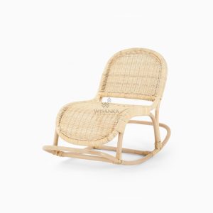 Indiana rattan doll rocking chair