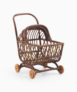 Juno rattan doll stroller