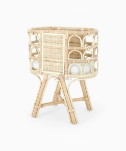 Vanya rattan doll bassinet