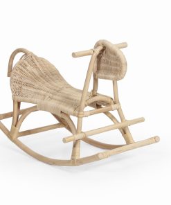 Dolphie Rattan Rocking Horse