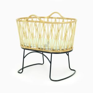 Hailey Rattan Crib