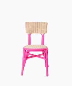 Alternative view of Hen Rattan Kids Chair Pink