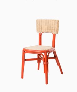 Hen Rattan Kids Chair Red