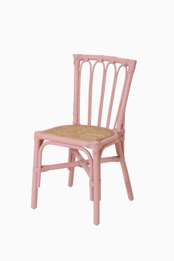 FEN RATTAN KIDS CHAIR PINK