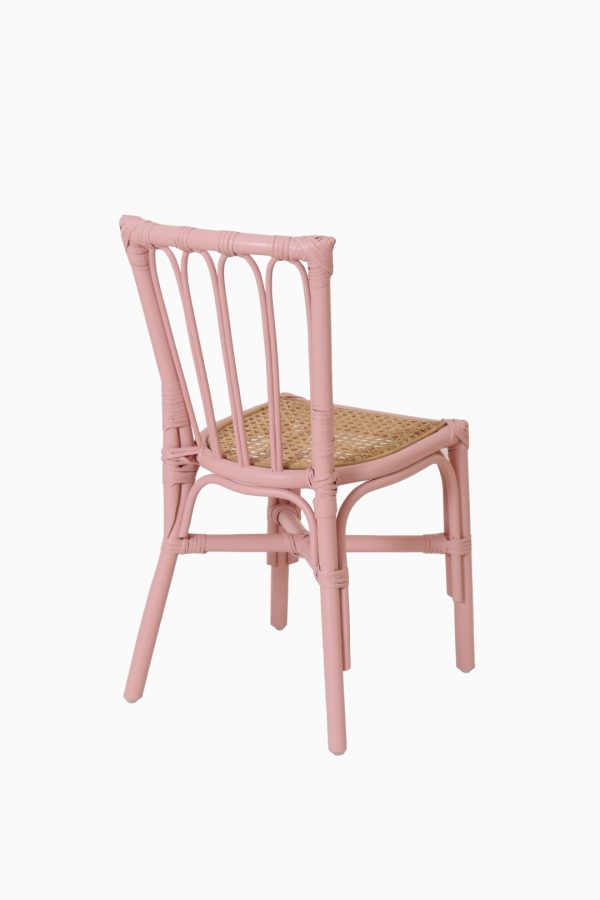 FEN WICKER CHILDREN CHAIR PINK