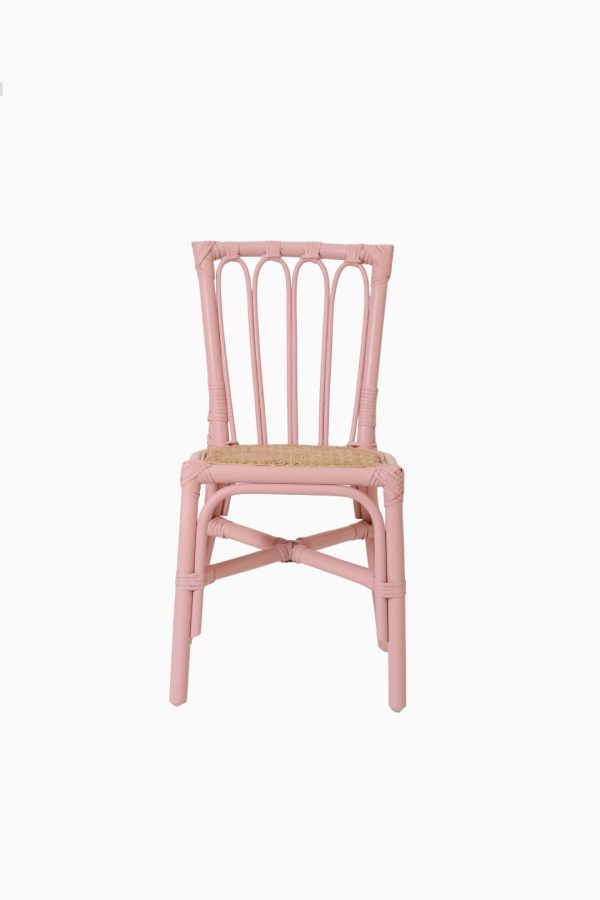 PINK RATTAN CHILDREN CHAIR PINK