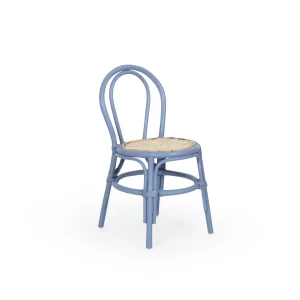 Kala rattan kids chair dark blue