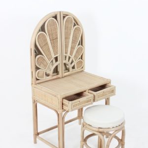 Rosarie Rattan Children's Vanity Desk