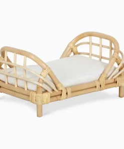 Ava Rattan Doll Bed