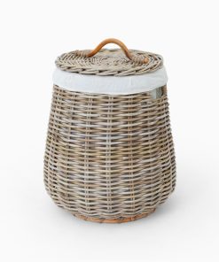 Bogo Laundry Basket with Inner Fabric - Closed
