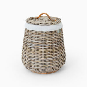 Bogo Laundry Basket with Inner Fabric - Closed