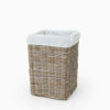 Kukei Laundry Basket with inner fabric - perspective