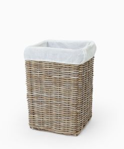 Kukei Laundry Basket with inner fabric - perspective