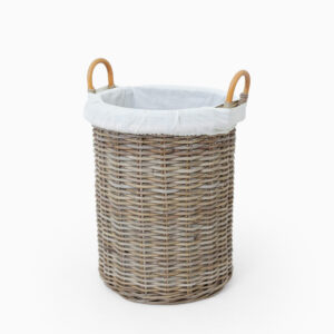 Lumia Laundry Basket with Inner Fabric