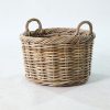 Sisi Basket – Natural Rattan Kubu Storage Basket - perspective